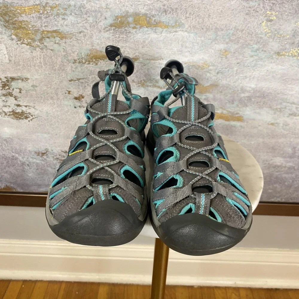 KEEN Sandals Shoes Womens Size 8.5 Gray Fisherman Waterproof Water Hiking